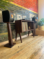 Solid Hardwood Record Cube