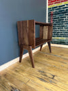 Solid Hardwood Record Cube