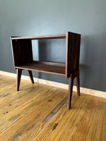Solid Hardwood Record Cube
