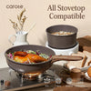 Carote Nonstick Cookware Set with Detachable Handles