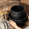 Astercook Removable Handle Ceramic Cookware Set