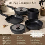 Astercook Removable Handle Ceramic Cookware Set