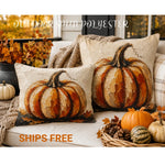 Pumpkin Fall Outdoor Pillow