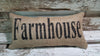 Rustic Farmhouse Burlap Pillow