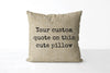 Custom Quote Pillow