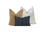 Modern Farmhouse Linen Cotton Pillow Cover Set