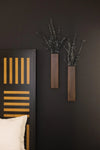Rustic Wood Wall Pocket with Preserved Eucalyptus