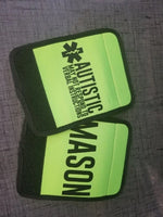 Custom Emergency Alert Car Seat Strap Covers