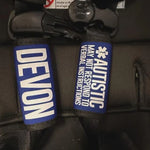 Custom Emergency Alert Car Seat Strap Covers