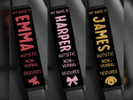 Personalized Medical Alert Seatbelt Cover