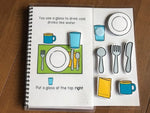 Interactive Food Direction Adapted Book