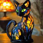 Vintage Resin Cat Desk Lamp