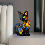 Vintage Resin Cat Desk Lamp