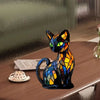 Vintage Resin Cat Desk Lamp