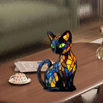 Vintage Resin Cat Desk Lamp