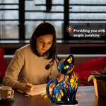 Vintage Resin Cat Desk Lamp