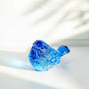 Blue Glass Bird Figurine