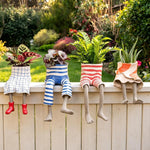 Quirky Resin Leggy Plant Pot Set