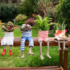 Quirky Resin Leggy Plant Pot Set