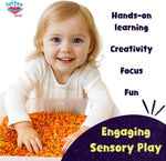 Fall Themed Sensory Rice