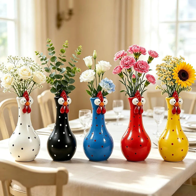 Decorative Chicken Flower Vase