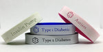 Engraved Silicone Medical Alert Bracelet