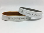 Engraved Silicone Medical Alert Bracelet