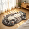Cozy Cat Shaped Rug