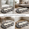 Cozy Cat Shaped Rug