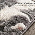 Cozy Cat Shaped Rug