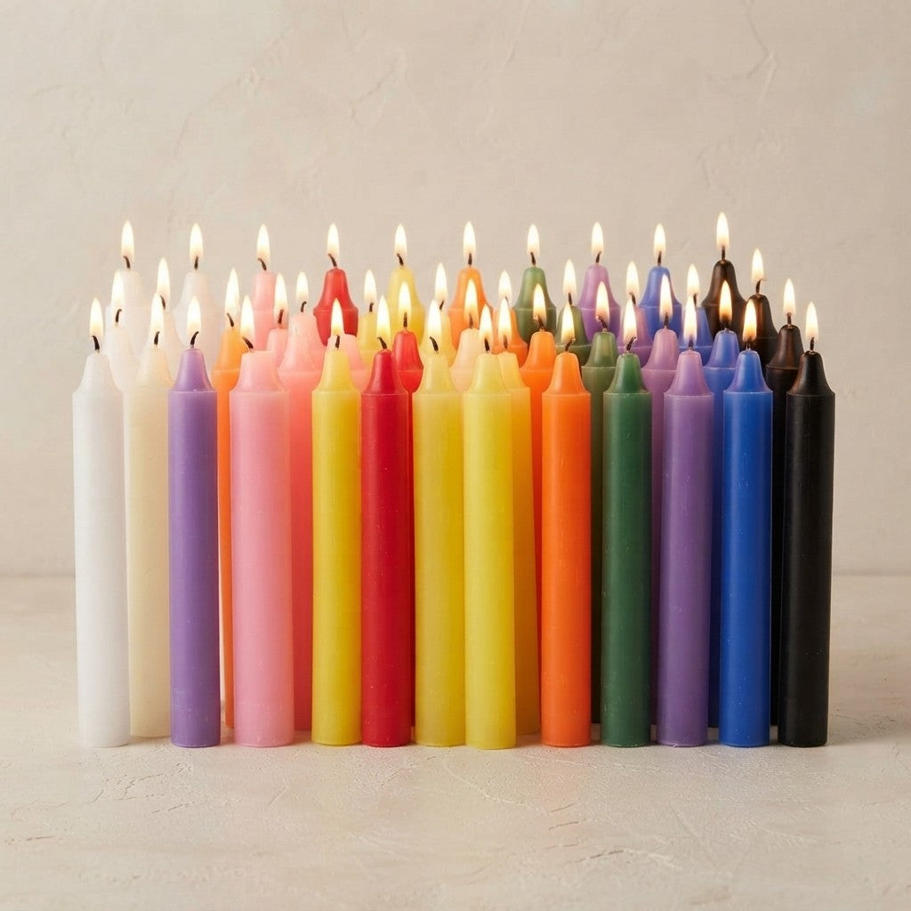 Howemon Assorted Color Spell Chime Candles