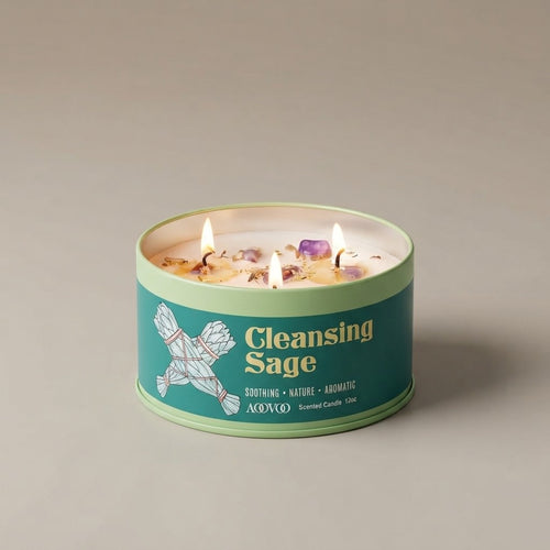 AOOVOO Sage and Palo Santo Candle