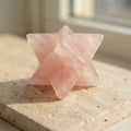 Rose Quartz Merkaba Crystal