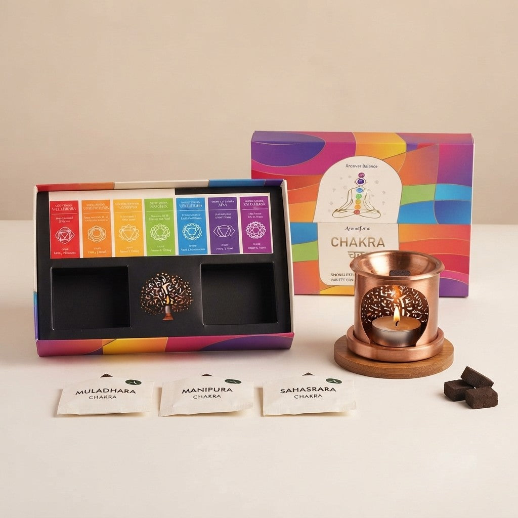 Chakra Smokeless Incense Brick Gift Set