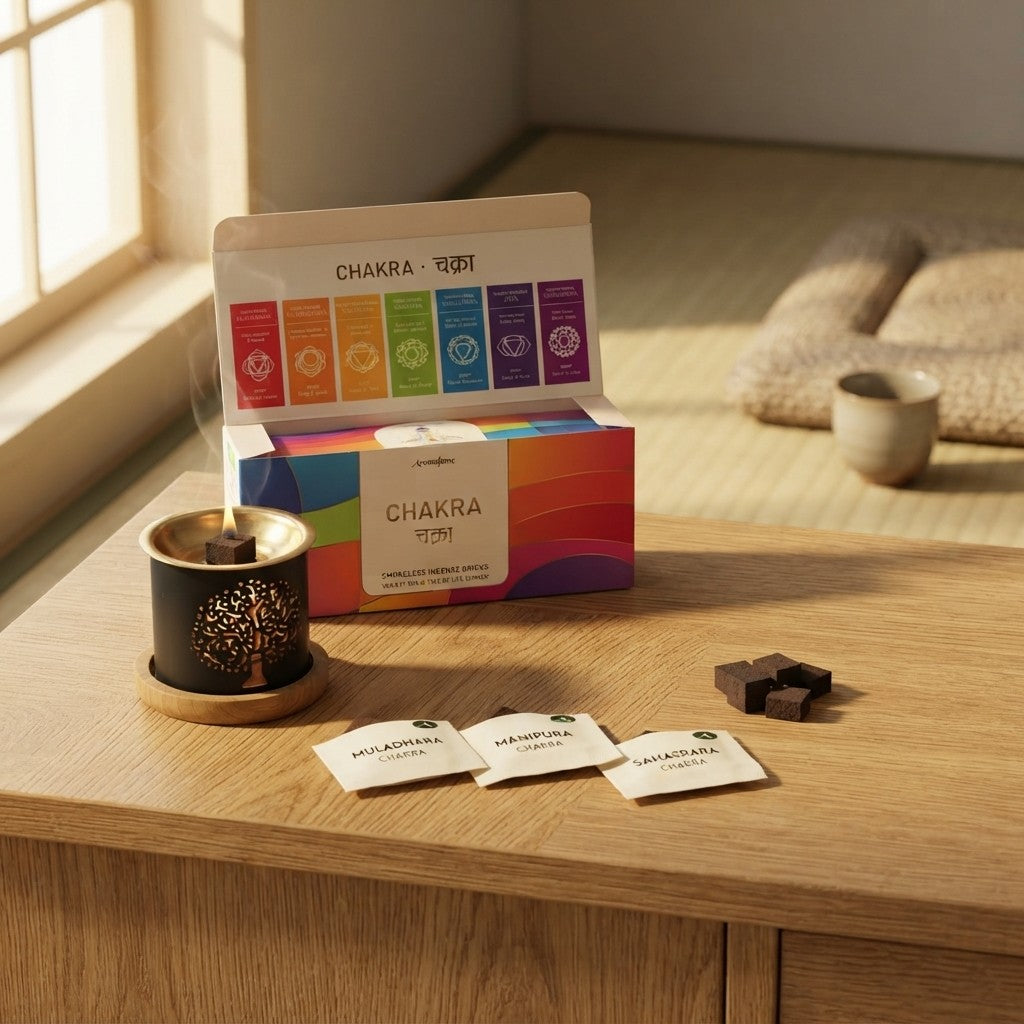 Chakra Smokeless Incense Brick Gift Set