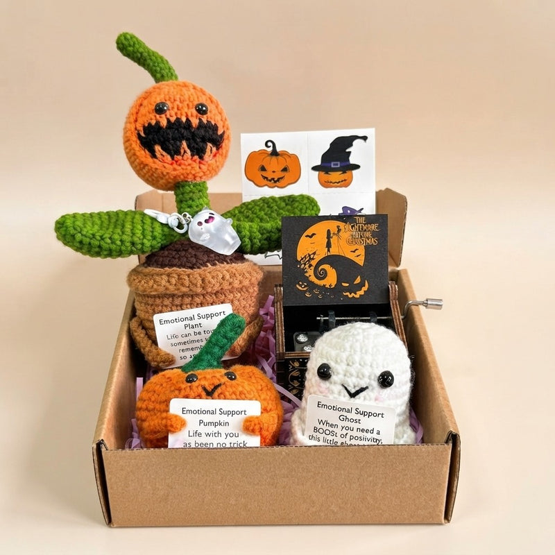 Personalized Halloween Crochet Gift Box