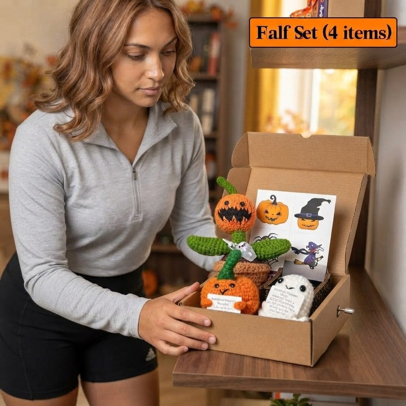 Personalized Halloween Crochet Gift Box
