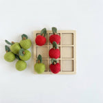 Fruity Autumn Wooden Tic Tac Toe