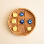 Handcrafted Waffle Tic Tac Toe Board