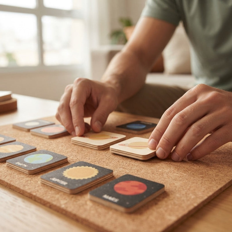 Interactive Wood Matching Game