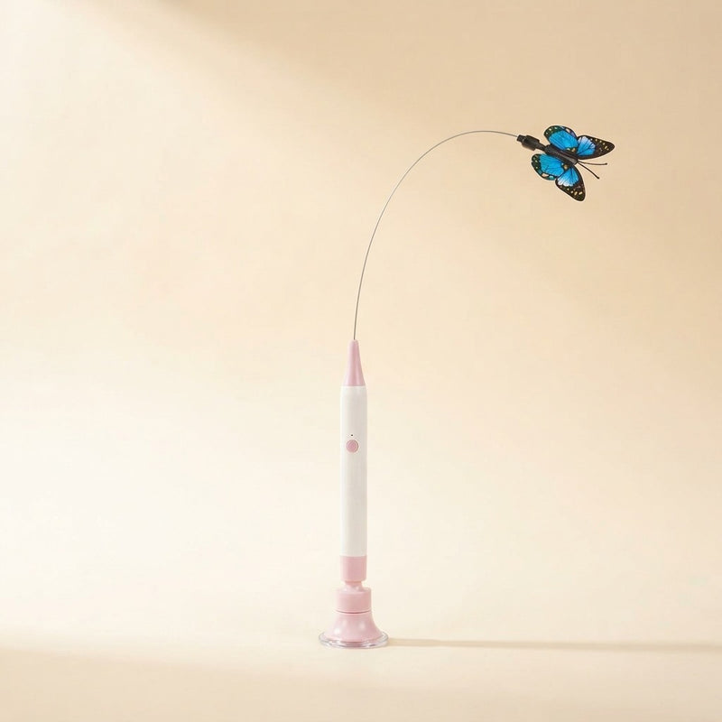 Interactive Spinning Butterfly Cat Toy