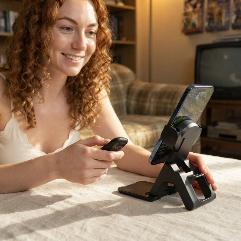 Wireless Remote Control Smartphone Holder Stand