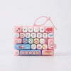 Cartoon Animal Diary Keyboard Keychain