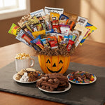 Halloween Pumpkin Gift Basket