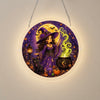 Halloween Witch Acrylic Suncatcher Puzzle