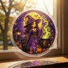 Halloween Witch Acrylic Suncatcher Puzzle