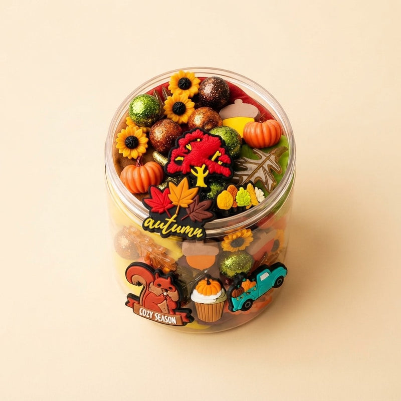 Fall Play Dough Jars