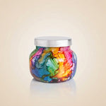 Rainbow Watercolor Scented Jar Candle
