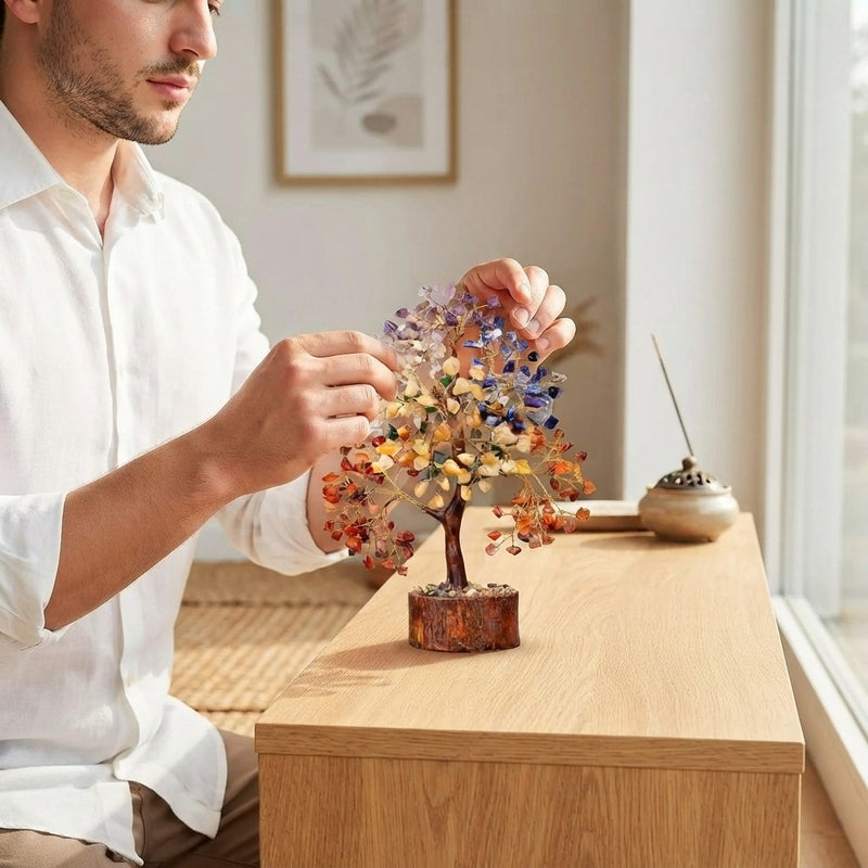 Karmapledge 7 Chakra Crystal Tree
