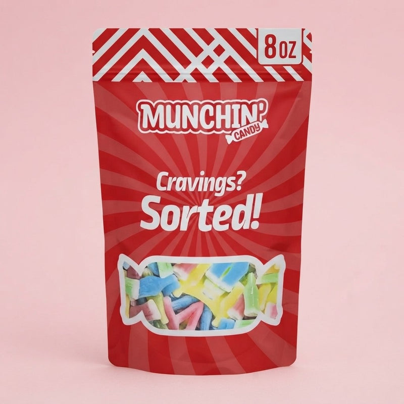 Retro Wax Bottle Candy Bag
